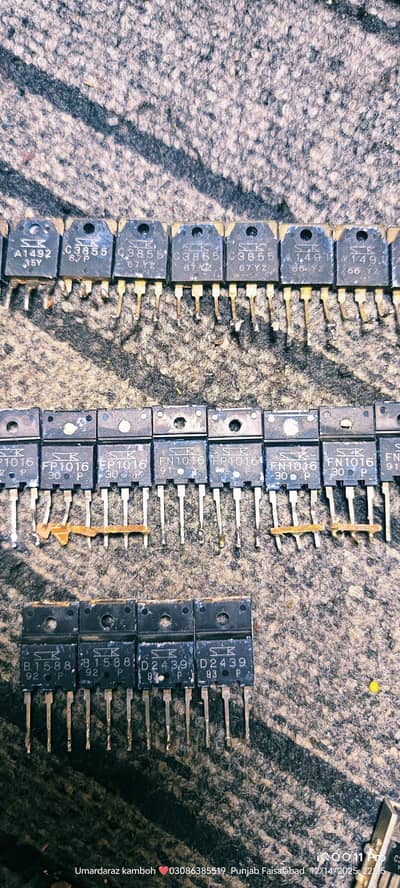 amplifier transistor PNP aiwa original Japan total working