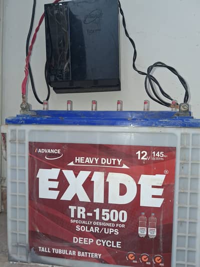 Homeage Tron Uno UPS inverter with Excide Tubular Battery 145AH