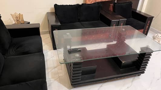 8 seater sofa set with table