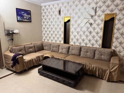 L shape 8 seater sofa