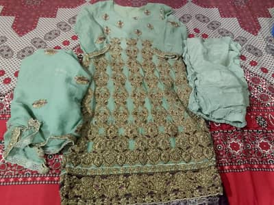 new bari suits one time used fancy work urgent sale