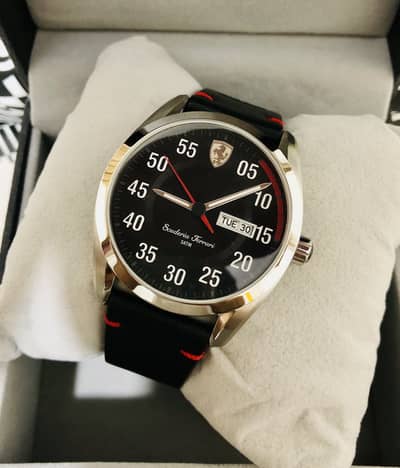 FERRARI SPORTS-NEW ORIGINAL WATCH-SEIKO CITIZEN CASIO ARMANI OMAX