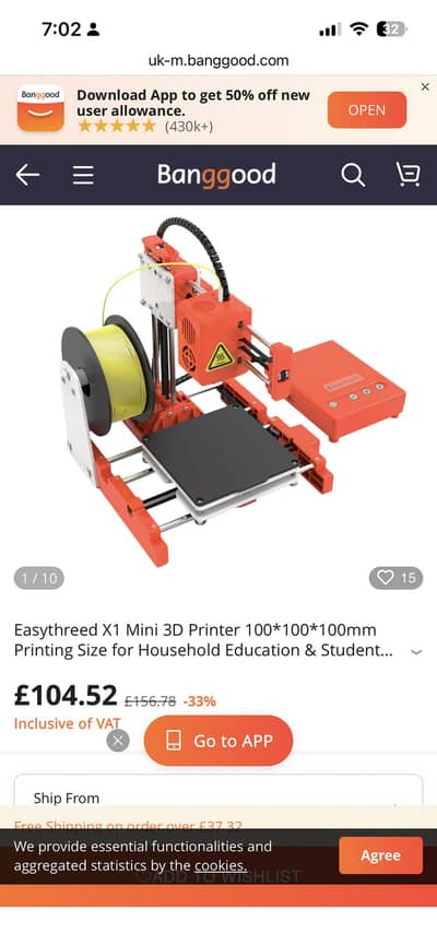 easy threed x1 3d printer