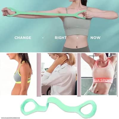 Mint Green Resistance Band for Home Gym Workout