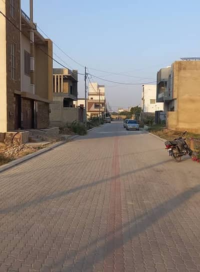 Corner Plot 60x40 Road Karachi University Society Scheme 33