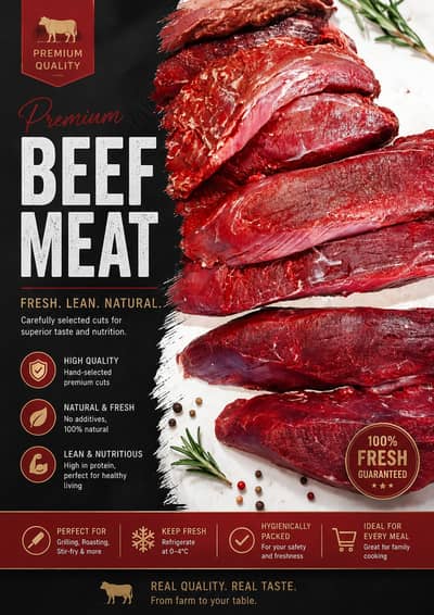 Premium Beef Undercut Rod – Fresh & Tender Meat