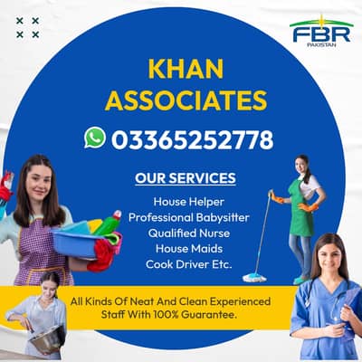 House Maid Babysitter Nanny Cook Nurse Couple Chef Domestic Staff