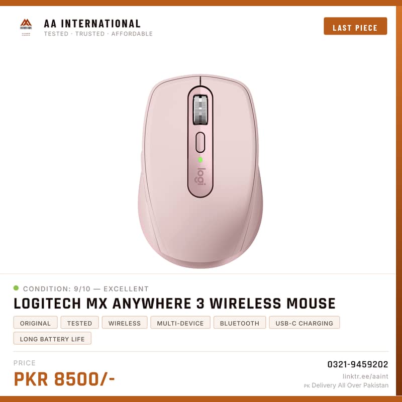 LOGITECH MX MASTER 2S WIRELESS / BLUETOOTH MULTI-DEVICE MOUSE 3
