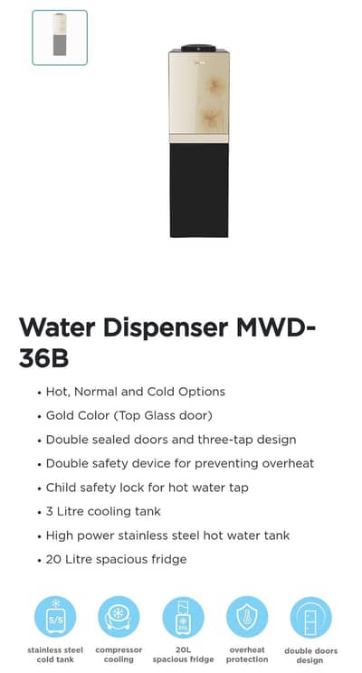 midea water dispenser