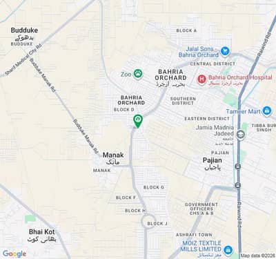 5 Marla Plot For Sale In Bahria Orchard G Block
