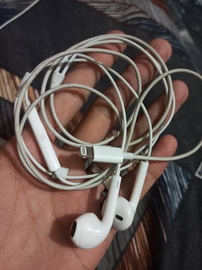 I phone charger and hand free
