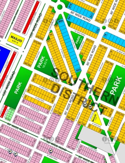 10 Marla Plot For Sale In Bahria Orchard Southern Block