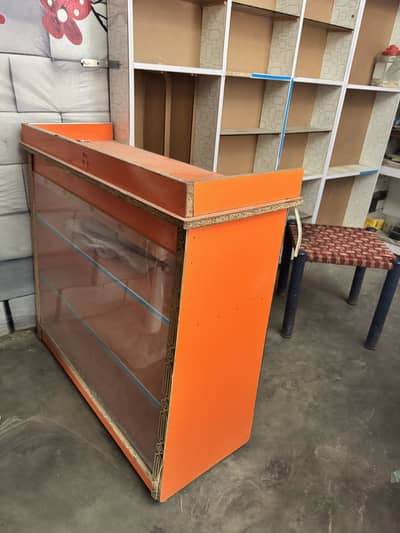 Display Counters and Wall Shelving Unit