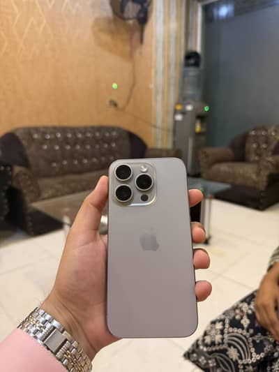 Iphone 15 pro PTA approved (256 Gb) with box