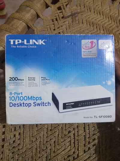 TP-LINK Desktop Switch . with. 8-pots 10/100Mbps