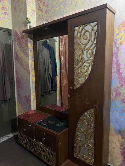 dresser with wardrobe