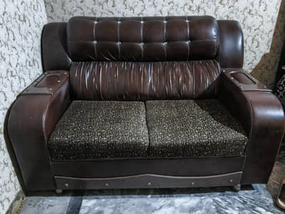 Leather Sofa Set