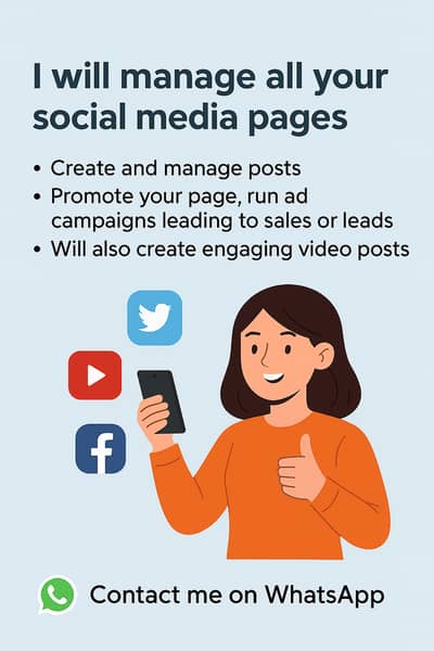 Social Media Management, Traffic and Sales Generation, Post creation