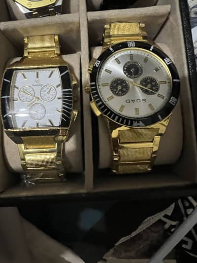 Saudi arabia new watch golden color