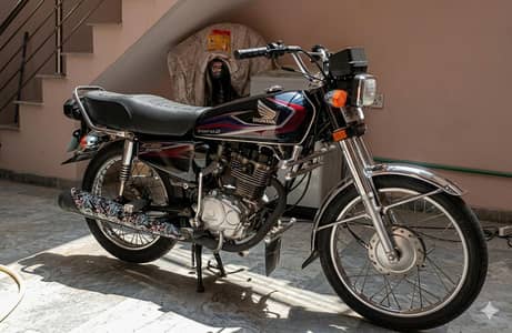 Honda CG125, All Punjab registration, 10/9.5 lush condition