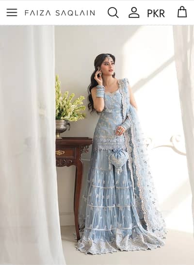 Faiza Saqlain Dress used only once for few hours for Sale