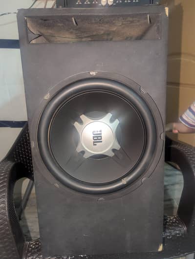 JBL woofer with amplifier urgent sale