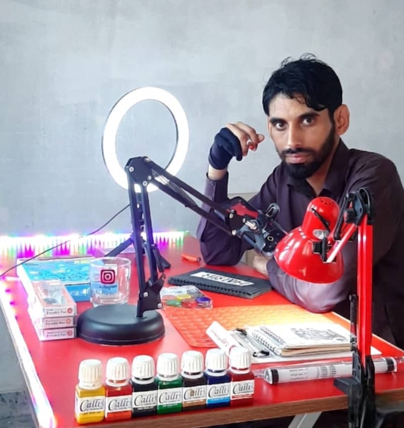 ہاتھ سے بنی اسلامک پینٹنگ 13