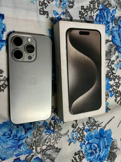 iPhone 15 Pro 256GB Non PTA – 94% Health – Box Available