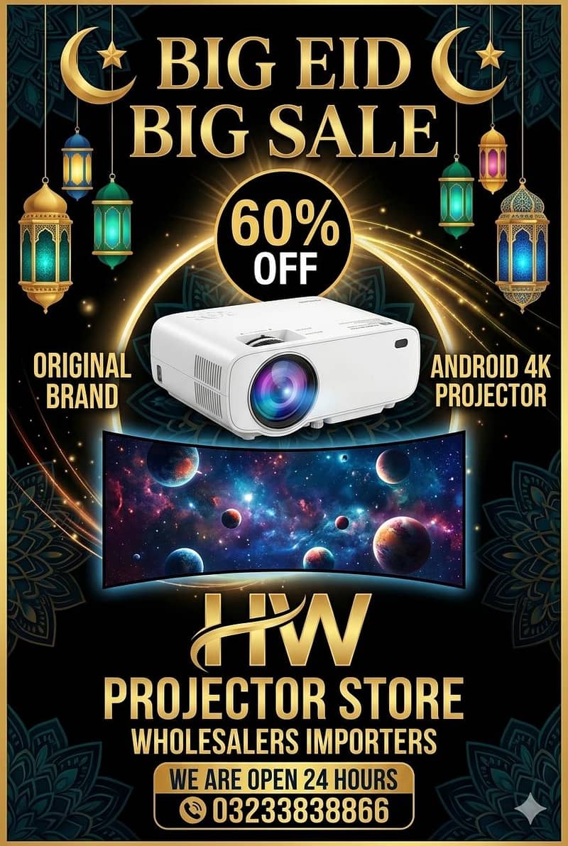 HD PROJECTOR,ANDROID 4K PROJECTOR, LED PROJECTOR ,MINI PROJECTOR 0