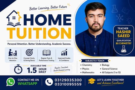 Home tution Available