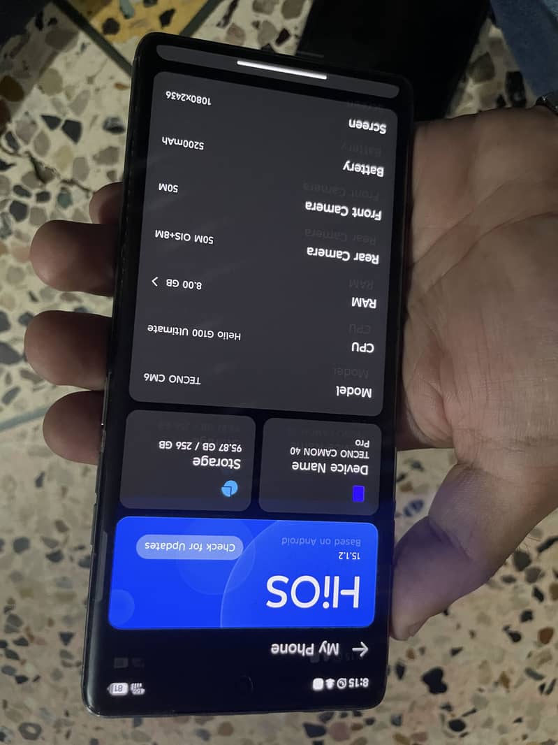TECNO CAMON 40 pro 0