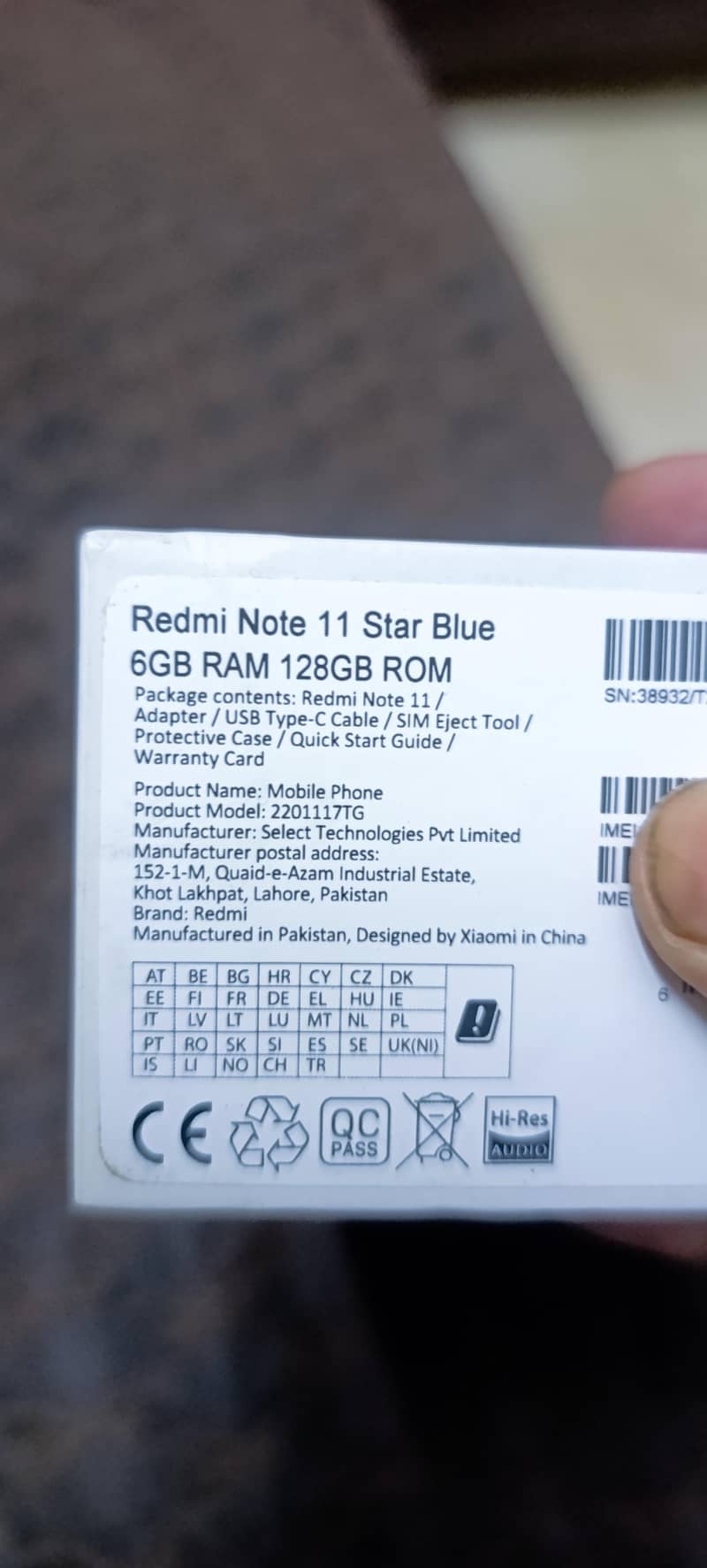 redmi note 11(6/128) 5
