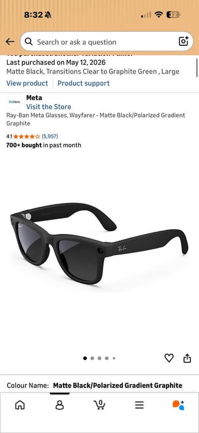 Ray ban meta glasses wayfarer