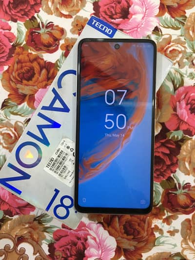 Tecno camon 18T 6gb ram 128gb rom