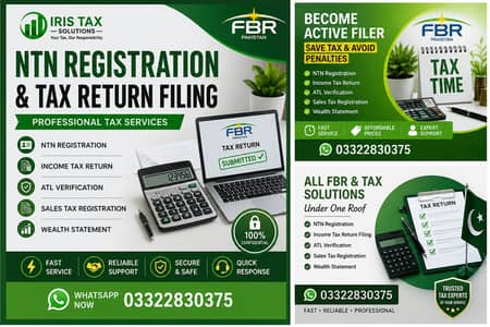 NTN Registration & Income Tax Return Filing in Pakistan