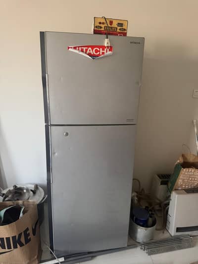 Hitachi 290L 2-Door Refrigerator – Inverter Compressor, Silver – Used