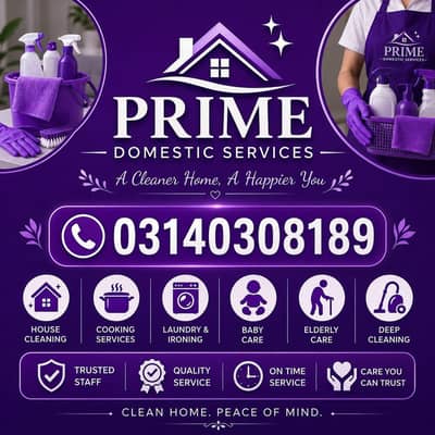 Maid | Babysitter | Cook | PatientAttendant | Driver | Helper