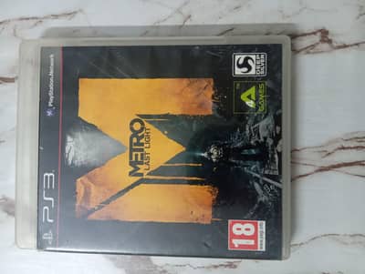Metro last light ps3 game cd