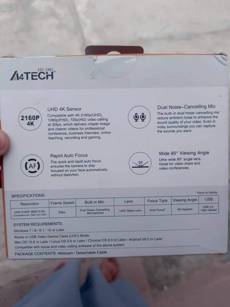 A4 Tech 4K Webcam 6