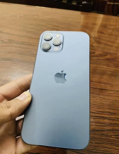 iPhone 12 Pro Max Dual sim PTA approved 128gb waterpack total geniun