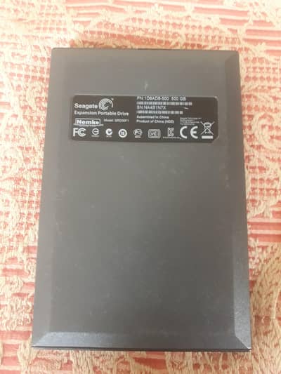 Seagate 500GB hard Drive  Model Number: SRD00F1