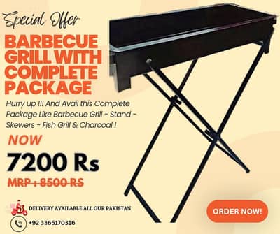 BBQ Angheeti With Complete Package [New][18 Guage Sheet][Heavy Weight]