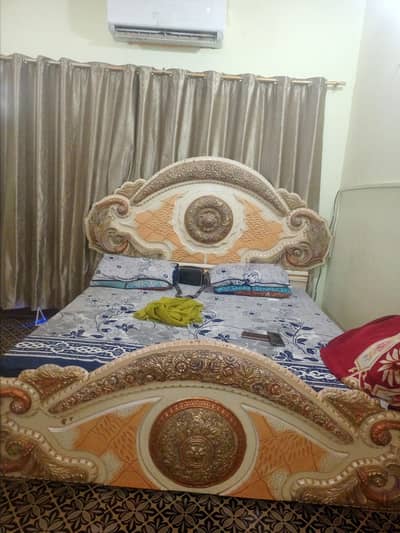 king size bed with mattress included in almari