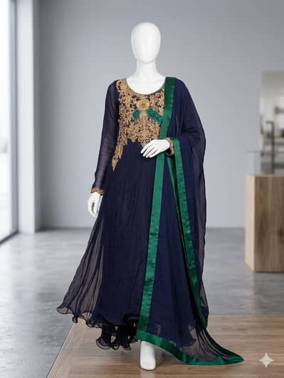Embroidery Maxi used Once