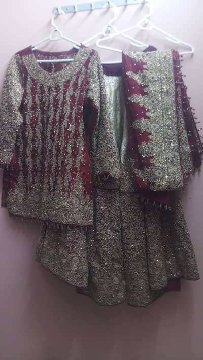 Bridal dress used only 2 times 3 years old in good condition