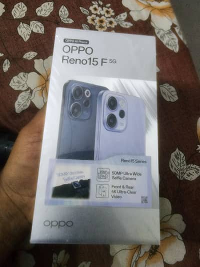 Oppo Reno 15F 5G Just Box Open not Used