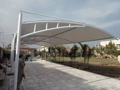 Pole parking, Dome shade, Padel court, Vehicle garage shade, pvc shad