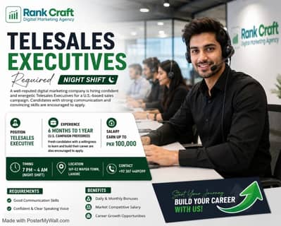 Tele Sales Staff Required | Tele Sales Executive | Jobs