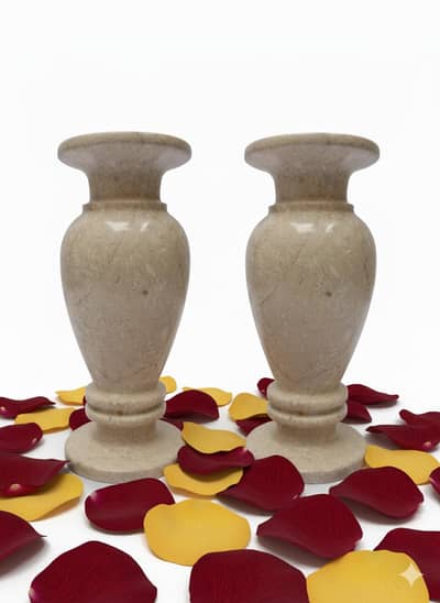 noBoticina Marble Vases for Home decoration & Gift Items, Flowers Vase