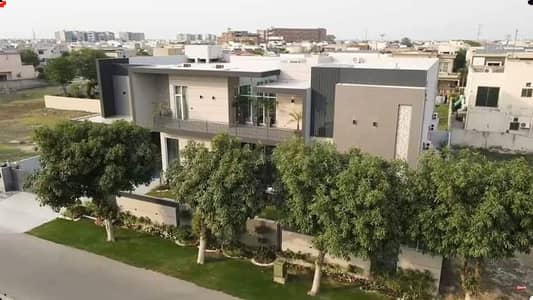SYED BROTHERS PROUDLY OFFERS: 2-Kanal Elegant And Fully Furnished Modern Bungalow with Basement, Swimming Pool, Theatre, Lift etc Is Available In The Best Block Of DHA Lahore.